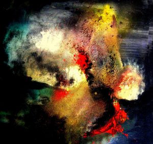 Kosmische Imagination 1 – Gemälde in Acryl von Winfrid Seebauer